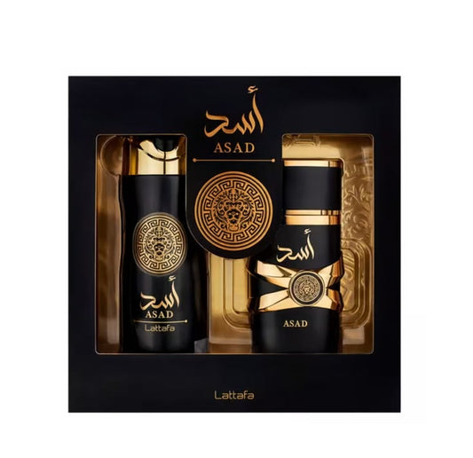 LATTAFA ASAD SET EDP 100ML + PERFUME SPRAY 200ML (H)
